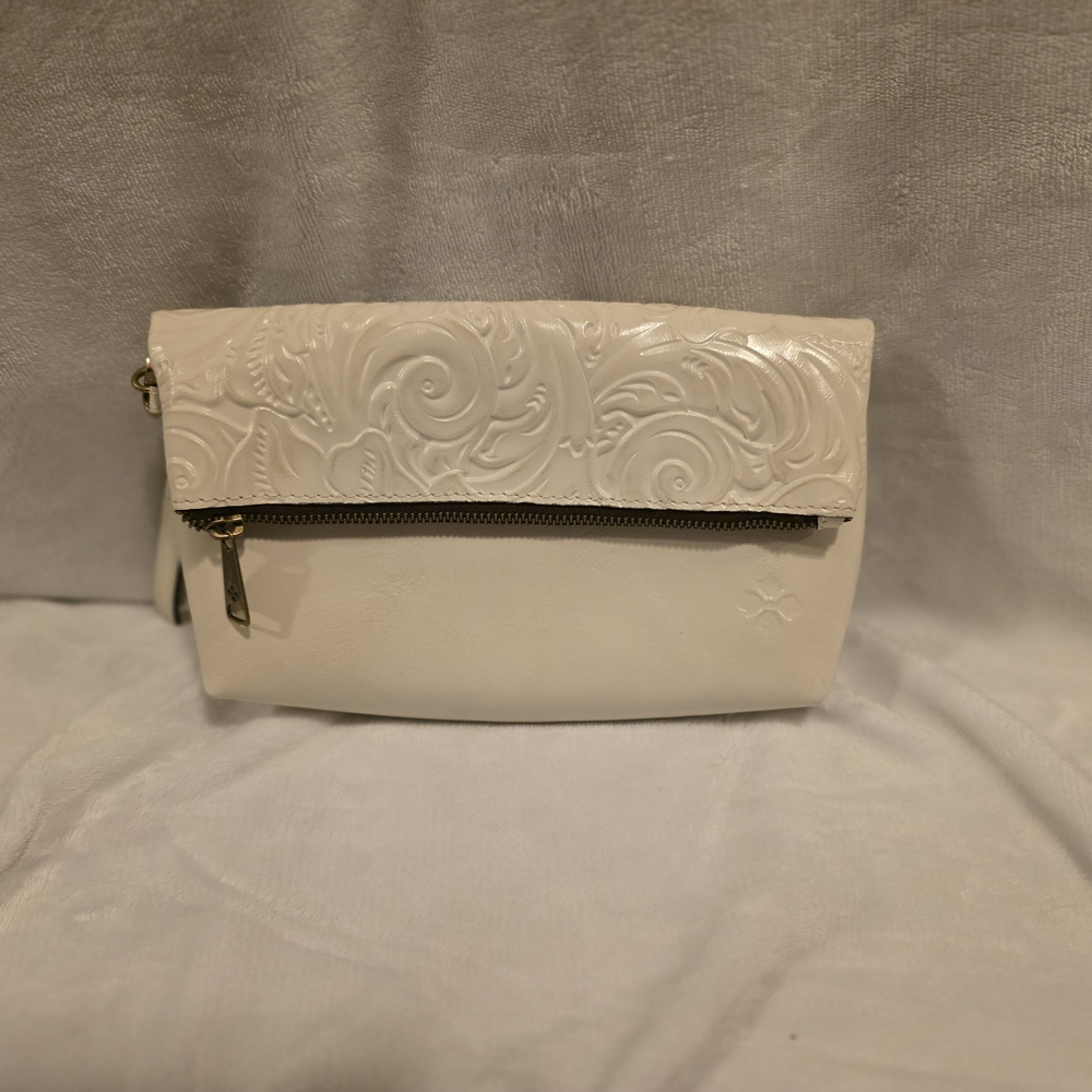 Patricia Nash Cream Embossed Cosmetic Bag